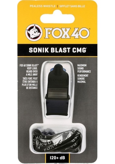 Fox40 Sonik Blast Safety CMG İpli Hakem Antrenör Düdüğü