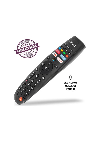 Ses Komutlu Onvo Profilo Saba Ses Komutlu Android Smart Led Tv Kumanda