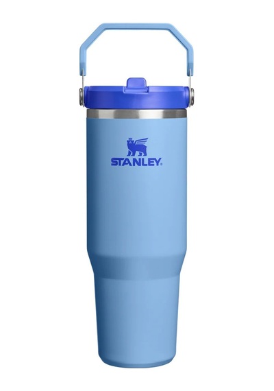 Stanley The Iceflow Flip Straw 0.89 Litre Pipetli Termos Blue Sky Mavi