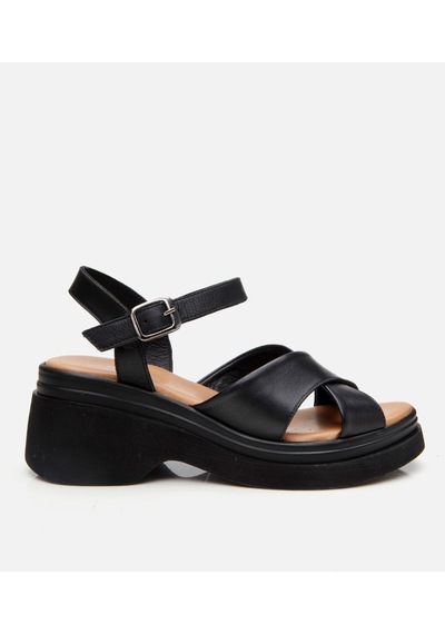 Hotiç Kadın Deri Siyah Dolgu Topuklu Sandalet 01sah306920a100 Siyah-black Siyah Hotiç Kadın Deri Siyah Dolgu Topuklu Sandalet 01sah306920a100 Siyah-black Siyah