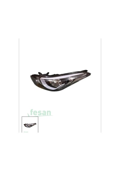Hyundaı Elantra 2013-2015 Sol Ledsiz Far