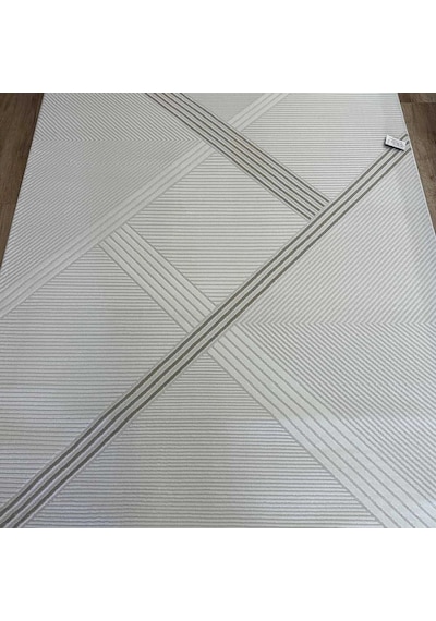 Hoom Rugs Gusto 1348a Bej Krem Modern Halı Mikrofiber Polyester Hav Vermez Spor Saçaklı Halı Bej - Krem