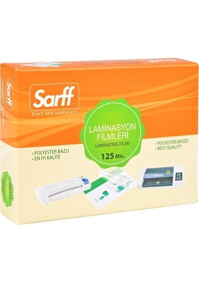 Sarff Laminasyon Film A5 154x216mm Yarım Tekli 25 Adet