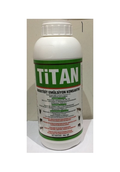 Titan Emülsiyon Konsantre Haşere Ilacı 250 Ml Karasinek - Hamam Böceği - Pire - Karınca - Kene