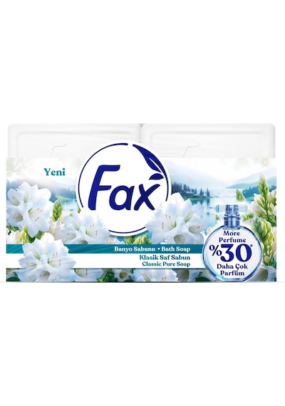 Fax Kalıp Banyo Sabunu 600 Gr Klasik Ve Zeytinyağlı 4 Lü Karma Paket