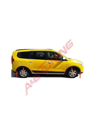 Dacia Lodgy Çamurluk Koruma Seti 8 Parça