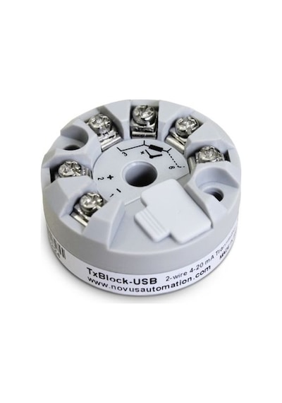 Novus Txblock-usb Pt100/tc/ntc/,4..20ma,ısı Transmıtter