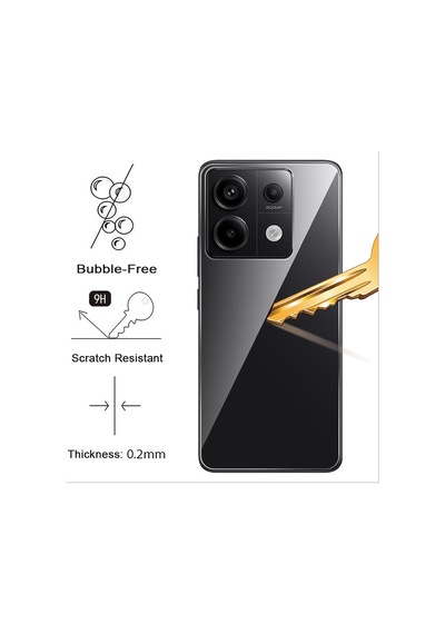 Xiaomi Poco X6 Kılıf Kamera Korumalı Silikon Şeffaf Kapak