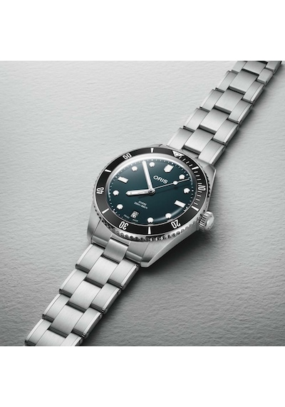 Oris Divers Date 01 733 7795 4055-set Metalik
