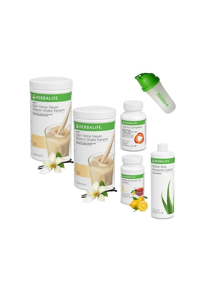 Shake Vanilya 2 Çay Limon Aloe Vera Thermo Ve Shaker