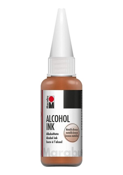 Marabu Alcohol Ink Alkol Bazlı Mürekkep 20 Ml. Metallic Bronze