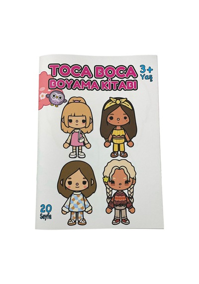 Toca Boca Karakterler Boyama Kitabı