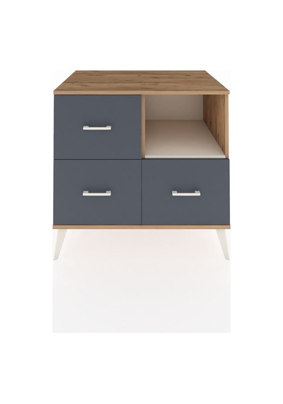 Kronos Şifonyer Tek Raflı 3 Çekmeceli 88x59x80 Çam-aytaşı/antrasit Aytaşı/antrasit Kronos Şifonyer Tek Raflı 3 Çekmeceli 88x59x80 Çam-aytaşı/antrasit Aytaşı/antrasit