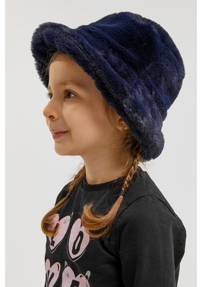 Benitto Kids Benittokids Kız Çocuk Peluş Bucket Şapka 7001-lacivert
