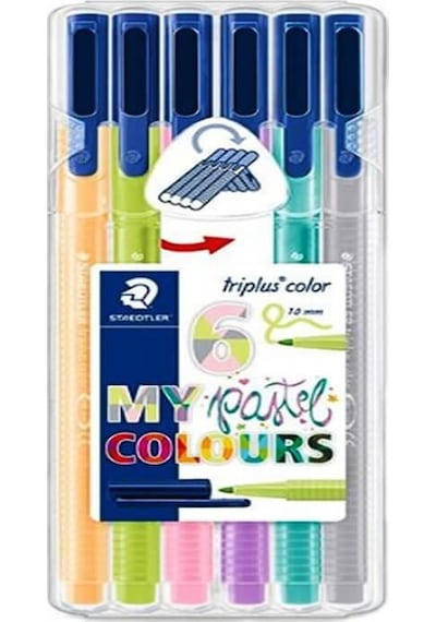 Staedtler Triplus Color Pastel Renkler 6’Lı Kalem Seti