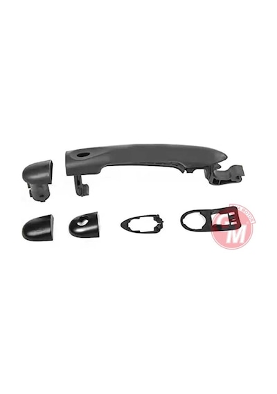 Gua 40647-99 Dış Kapı Açma Kolu Ön Rl Sensörlü-siyah / Astarlı Megane 3-fluence-clio 4 - 6parça 806b09141r