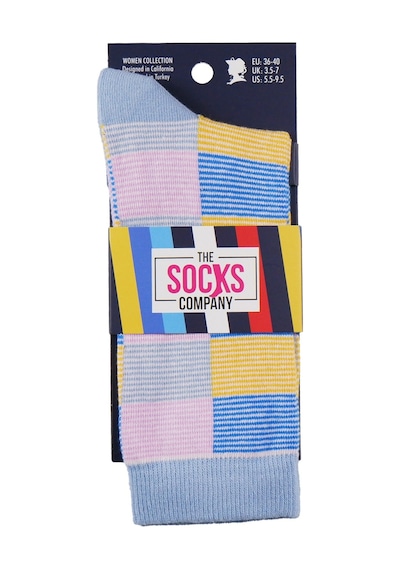 The Socks Company Desenli Kadın Soket Çorap 267k Çok Renkli
