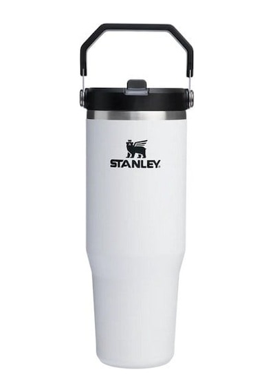 Stanley The Iceflow Flip Straw 2.0 Tumbler 0.89l / 30oz Chalk Termos-32964 Beyaz