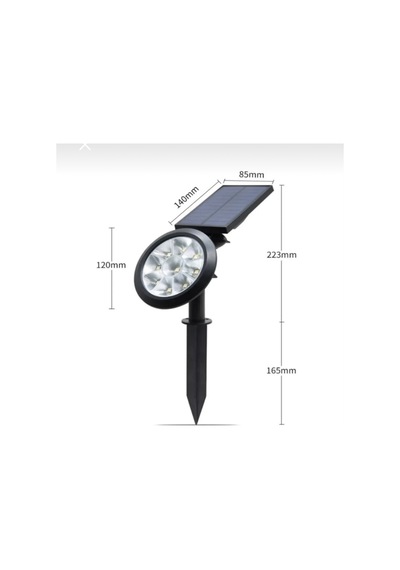 Cata 18w Solar Bahçe Armatürü // Güneş Enerjili Ve Kazıklı Ct-7320