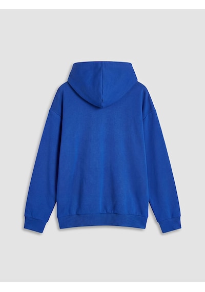 LC Waikiki Lc Waıkıkı Mavi Kanguru Cepli Erkek Hoodie