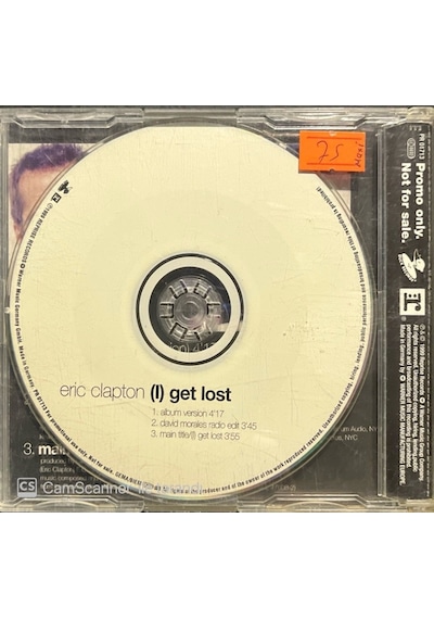 Eric Clapton I Get Lost Maxi Single Cd