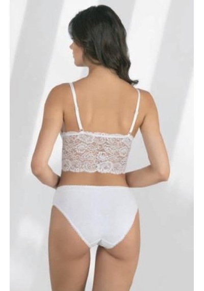Fabony Bayan Dantelli Bralet Sütyen 1120 Beyaz