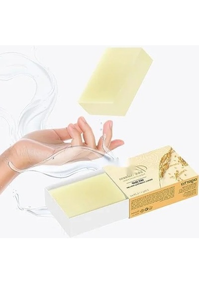 Doğal El Yapımı Cilt Beyazlatıcı Pirinç Sabunu - 150 Gr Acı Badem