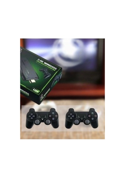 2.4g Kablosuz Çift Kolretro Oyunlar 4k Game Stick Oyun Atari Siyah - 629227643