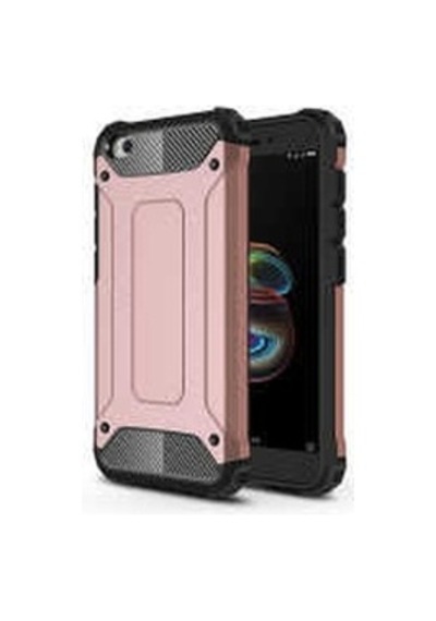Noktaks - Xiaomi Uyumlu Xiaomi Redmi Go - Kılıf Çift Katman Zırh Tank Crash Military Kapak - Gold