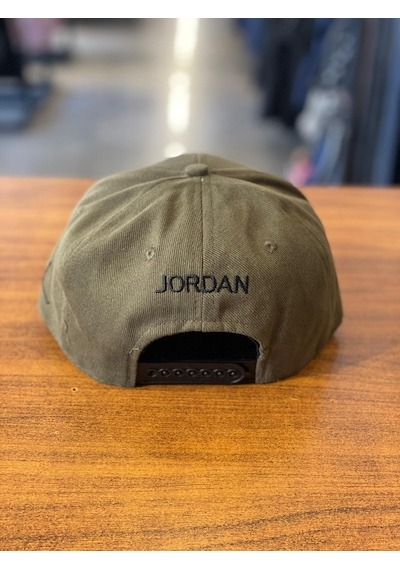 Air Jordan Haki Renk Hiphop Snapback Rapper Basket Cap Şapka