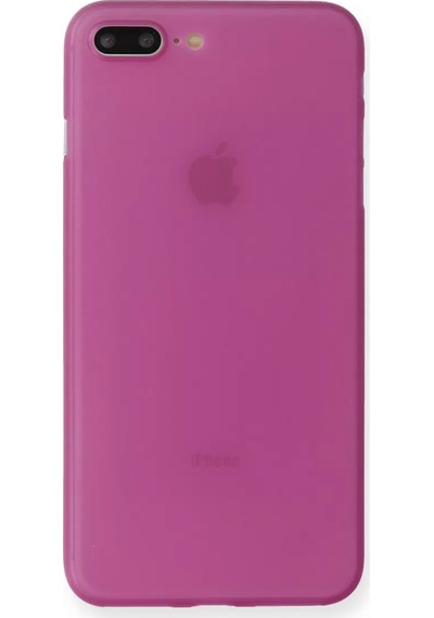 Newface Apple iPhone Uyumlu 7 Plus Kılıf Pp Ultra İnce Kapak - Pembe