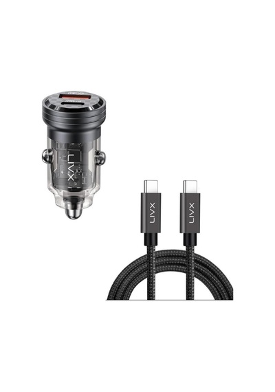 Pd Qc Mini Araç Şarj Cihazı Ve 2 Metre Hızlı Şarj Ve Kablosu L35 - Tct-02