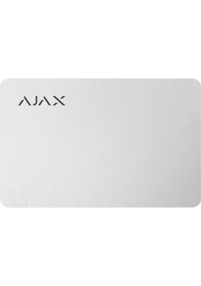 Ajax Pass White 1pcs Güvenlik Modlarını Kontrol Etmek İçin Temassız Kart Beyaz