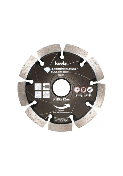 Kwb 723140 Elmas Beton Kesme 115x22 Mm