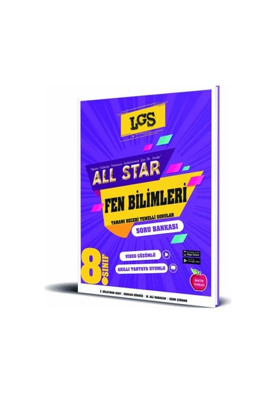 8.sınıf All Star Fen Bilimleri Soru Bankası Newton Yayınları