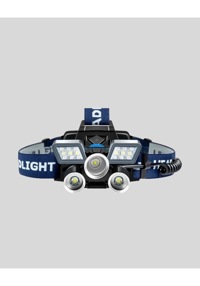 Outdoor Ve Gece Balıkçılığı İçin Led Kafa Lambası - Usb Şarjlı, 60 Ayarlanabilir Far Çok Renkli