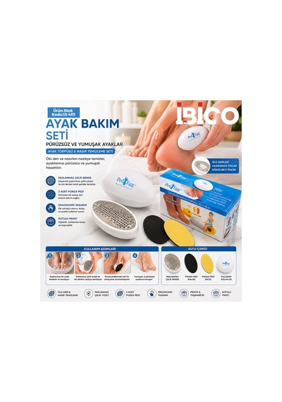 Kutulu - 9cm Ayak Bakım - Nasır Temizleme Ayak Törpüsü 5671