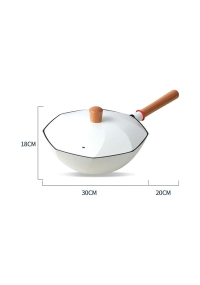 Maifan Stone Wok 30 Cm Yapışmaz Tava, Dumansız Tencere Diğer