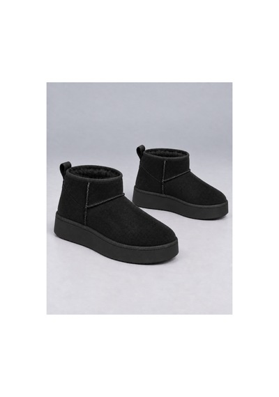 Plush Studıo Istanbul Kadın Süet İçi Kürklü Kalın Tabanlı Mini Bot Siyah Siyah Siyah Siyah Plush Studıo Istanbul Kadın Süet İçi Kürklü Kalın Tabanlı Mini Bot Siyah Siyah Siyah Siyah
