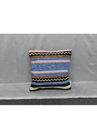 Zehra Abla Halı Yeni El Dokuma Dekoratif Kilim Kırlent Yastık Kılıfı 6005