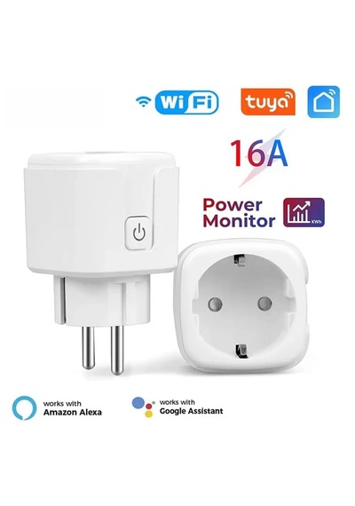 Akıllı Priz Smart Plug Wi-fi Uzaktan Kontrol 16A
