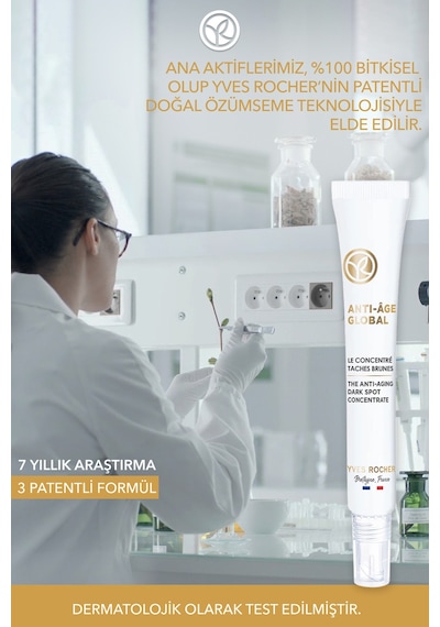 Yves Rocher Yenileyici Leke Ve Yaşlanma Karşıtı Bitkisel Kök Hücre Bakımı Anti-age Global-vitamin C - Lokal Krem 14 Ml
