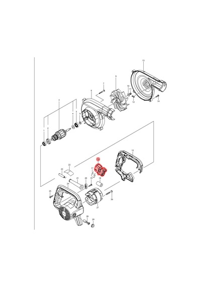 Makita UB1103 Şalter Ürün Kodu 651298-8