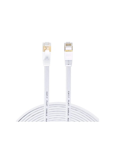 Cat7 Ethernet Rj45 Modem İnternet Adsl Kablosu 20m 10gbps Flat Kablo 4453