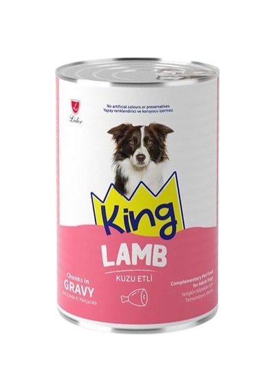 Sos İçinde Parçacıklı Kuzu Etli Yetişkin Köpek Konservesi 400 Gr