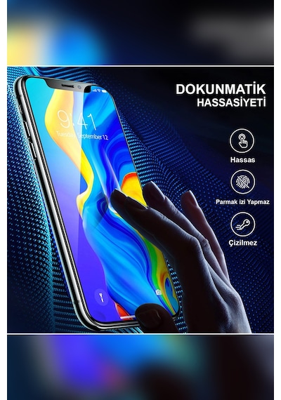 Huawei Nova 9 SE ile Uyumlu Tam Kaplayan Ekran Koruyucu Cam