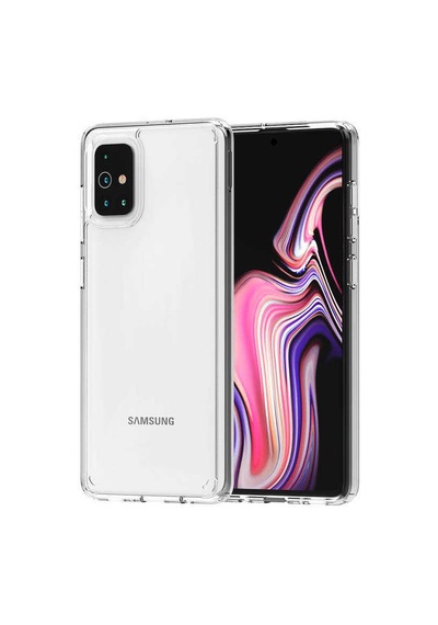 Samsung Uyumlu Galaxy A71 Kılıf Zore Coss Kapak Renksiz