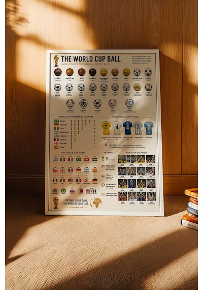 World Cup History Dünya Kupası Tarihi İnfografik Lüks Çerçeveli Tasarım Futbol Duvar Dekoru Beyaz World Cup History Dünya Kupası Tarihi İnfografik Lüks Çerçeveli Tasarım Futbol Duvar Dekoru Beyaz