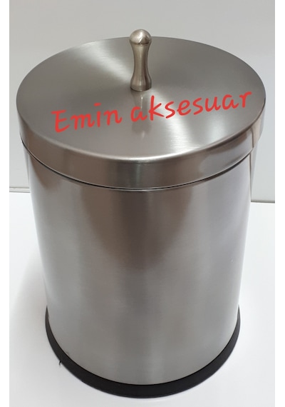 Çöpkovası 5 Litre Manuel Lüx Saten Mat Krom