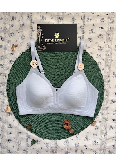 Raye İthal Buz İpek İce-silk Ultra İnce Rahat Nefes Alır Dekolt Mavi